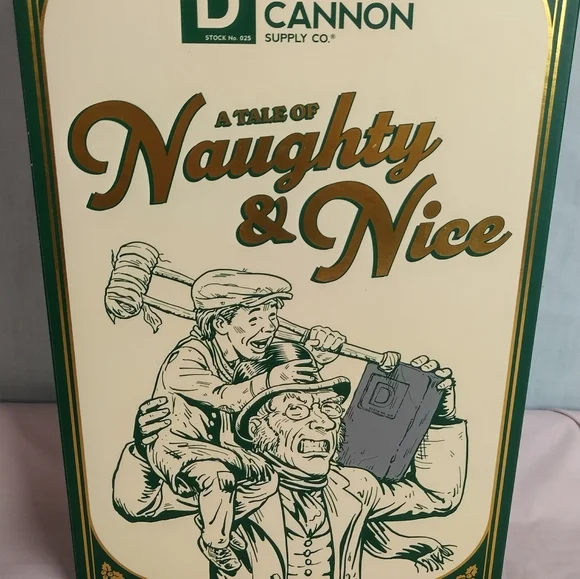 Naughty or Nice Soap 4 Bars Gift Set Duke Cannon Lump Of Coal, Sawtooth, Burbon - Picture 2 of 16